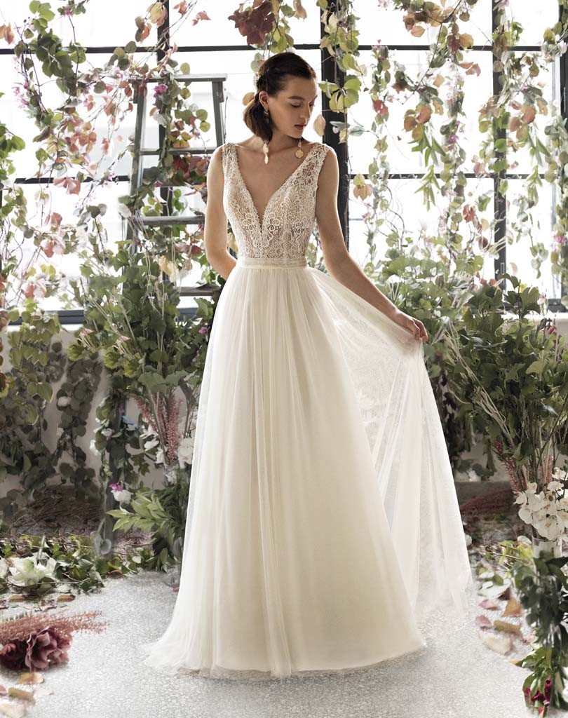 Robe de mariee Metropolitan Modele ME152 Showroom Osmoz Mariage Paris